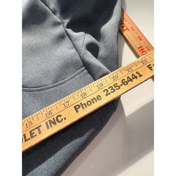 Circle Dallas Texas Blazer Suit Jacket Mens 44R Button Front Gray Career Event - Picture 10 of 13